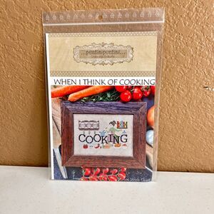 PuntiniPuntini When I Think of Cooking Counted Cross Stitch Pattern Chart Only